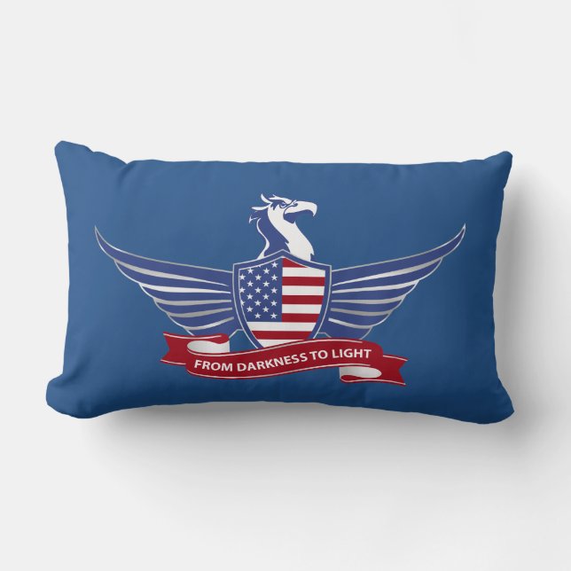 Cojín Lumbar Águila americana (Anverso)