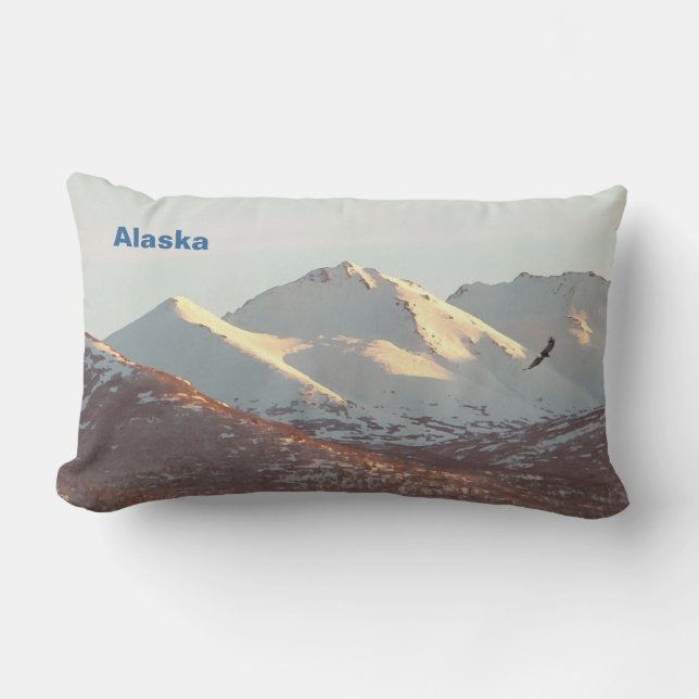 Cojín Lumbar Águila de invierno (Anverso)