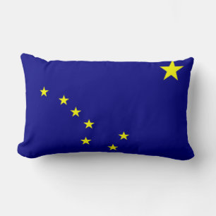 Cojín Lumbar Alaska Flag Pillow