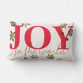 Cojín Lumbar Alegría Roja Al Mundo De Los Lagos De Nieve