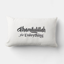 Cojín Lumbar Alhamdulillah for Everything Minimal Islamic Gift