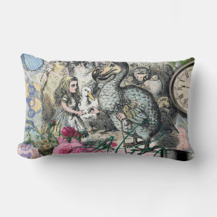 Cojín Lumbar Alice Clásico País de las Maravillas Dodo Arte Ten