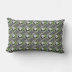 Cojín Lumbar Alien TV Round multi throw pillow negro lumbar