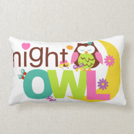 Cojín Lumbar Almofada Night Owl