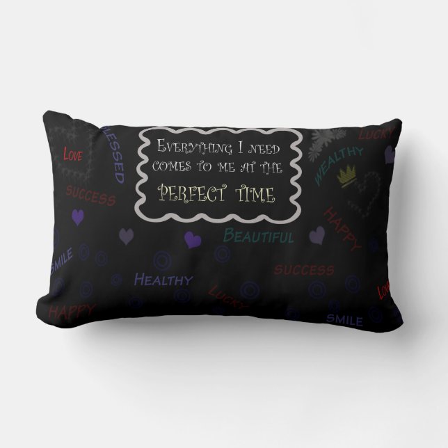 Cojín Lumbar Almohada-afirmación lumbar 13" del poliéster X 21 (Anverso)