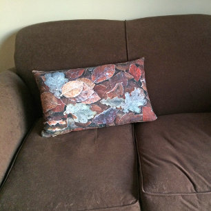 Cojín Lumbar almohada/cojín de hojas escarpadas