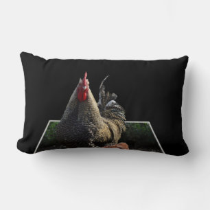 Cojín Lumbar Almohadilla Lumbar de Gallo Esponjoso con Manchas.