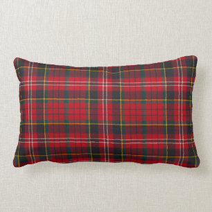 Cojín Lumbar Almohadilla lumbar - Tartán Rojo Clan Macpherson