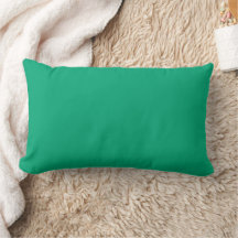 almohadón rectangular verde turquesa con bordes su