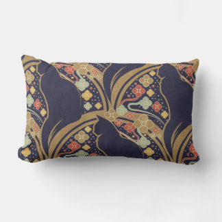 Cojín Lumbar Almohadones con estampado floral de gato Art Déco
