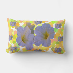 Cojín Lumbar Almohadones de flores de primavera