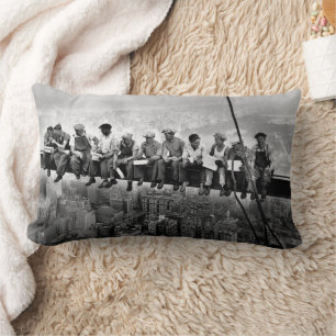 Cojín Lumbar Almuerzo en lo alto de un rascacielos C1932 trabaj