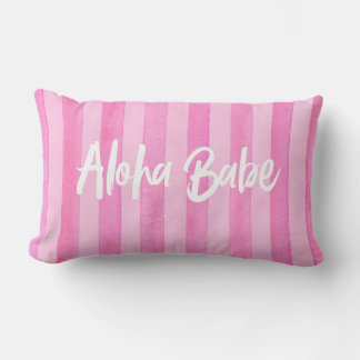 Cojín Lumbar Aloha Babe Pink Pillow