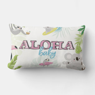 Cojín Lumbar Aloha Baby Tropical Animal   BABY SHOWER
