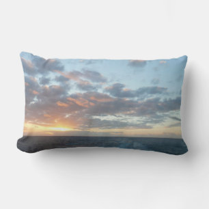 Cojín Lumbar Amanecer en el mar I Pastel