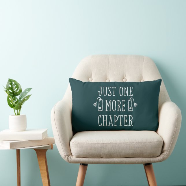 Cojín Lumbar Amante de libros solo un capítulo más (Silla)
