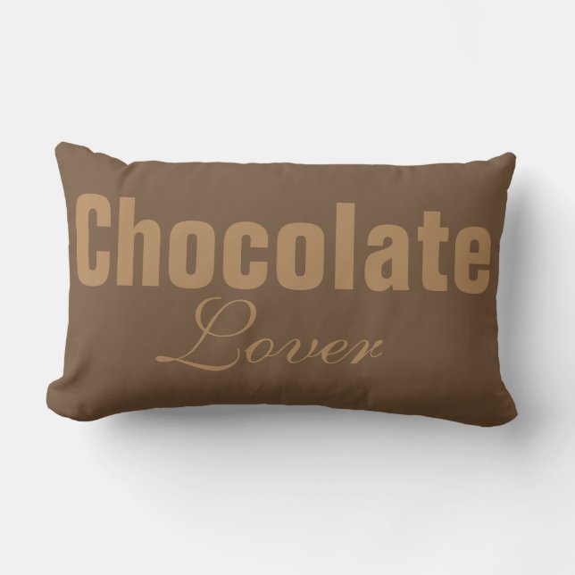 Cojín Lumbar Amante del chocolate (Anverso)