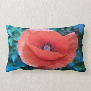 Cojín Lumbar Amapola roja