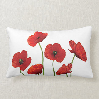Cojín Lumbar Amapolas rojas