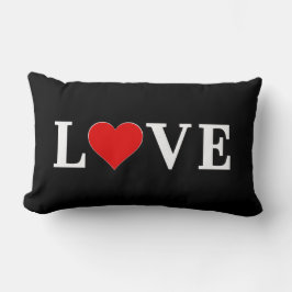 Cojín Lumbar AMAR Minimalista negro y blanco elegante