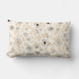 Cojín Lumbar Amarillo Amarillo Amarillo Amarillo Floral acuarel