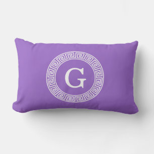 Cojín Lumbar Amethyst What Greek Key Rnd Frame First Monograma