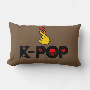 Cojín Lumbar ♥ Amo el KPop Fabuloso suave y sin ruinas