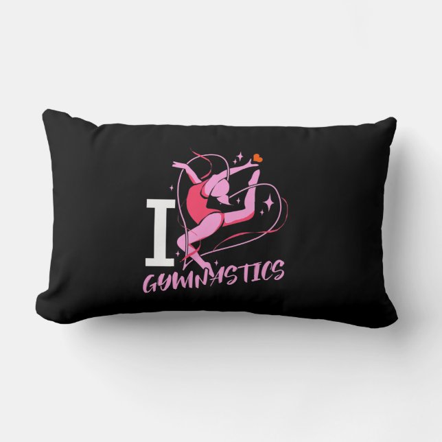 Cojín Lumbar Amo la Gimnasia (Anverso)