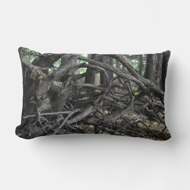 Cojín Lumbar Amor a un árbol caído (Anverso)