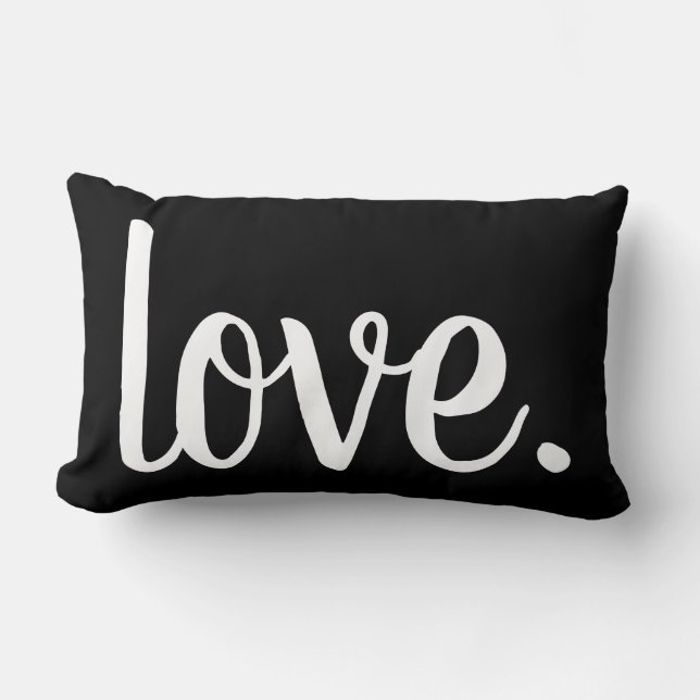 Cojín Lumbar amor CHIC. letra | (Anverso)