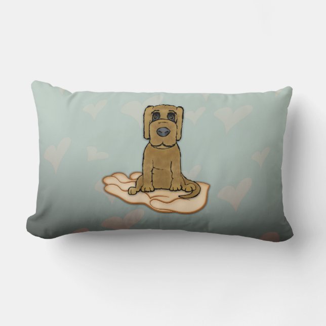 Cojín Lumbar Amor de las putas (Anverso)