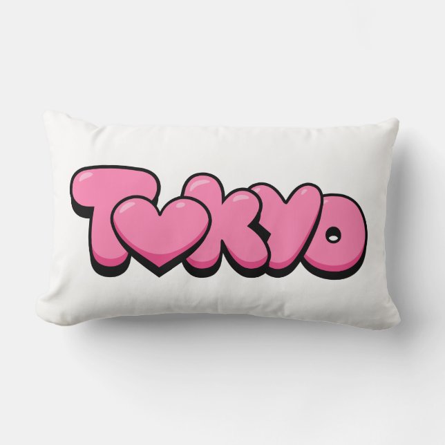 Cojín Lumbar Amor de Tokio (Anverso)