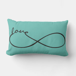 Cojín Lumbar Amor infinito Lemniscate negro + tu trasero.