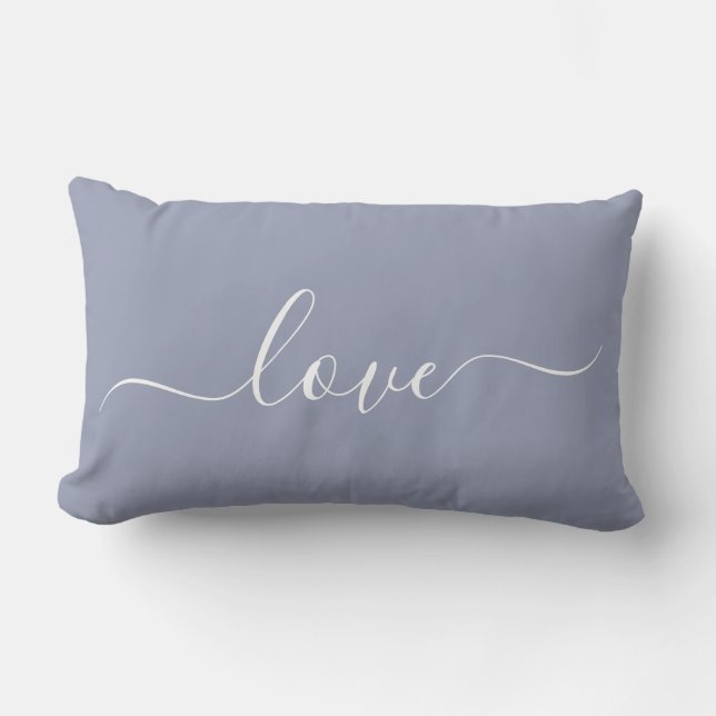 Cojín Lumbar Amor romántico Lilac Pillow (Anverso)