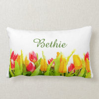 Amortiguador de la decoración de los tulipanes