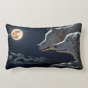 Cojín Lumbar Amortiguador del Lumbar del lobo del claro de luna