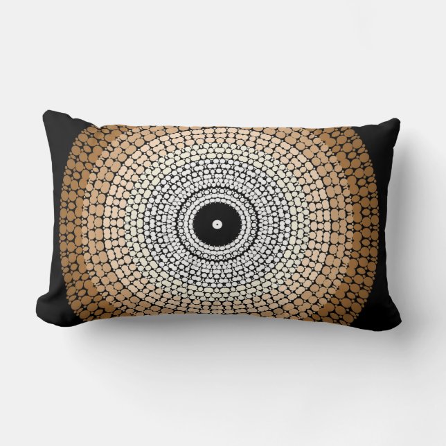 Cojín Lumbar Amortiguador diseñado aborigen auténtico 51 cm (Anverso)