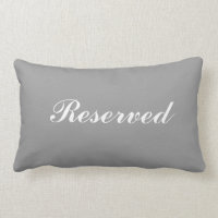Amortiguador reservado/almohada en gris