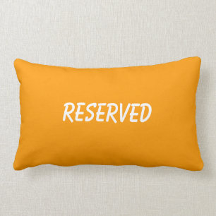 Cojín Lumbar Amortiguador reservado/almohada en naranja