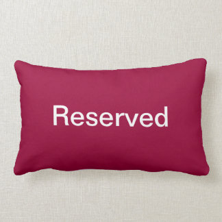 Cojín Lumbar Amortiguador reservado/almohada en rojo