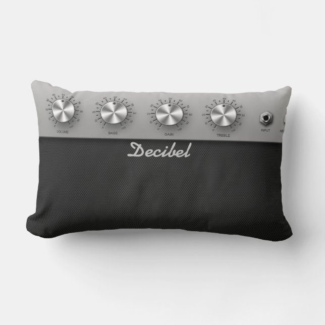 Cojín Lumbar Amplificador de la guitarra (Anverso)