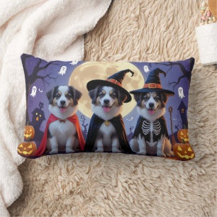 Cojín Lumbar Anatolian Shepherd Dogs Pumpkin Halloween Funny
