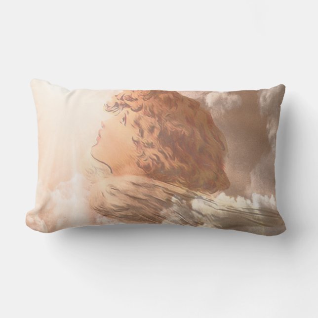 Cojín Lumbar Ángel de guarda de la fe (Anverso)