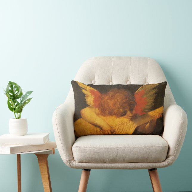 Cojín Lumbar Ángel tocando la lute de Rosso Fiorentino (Silla)