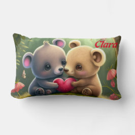 Cojín Lumbar Animales cortos enamorados