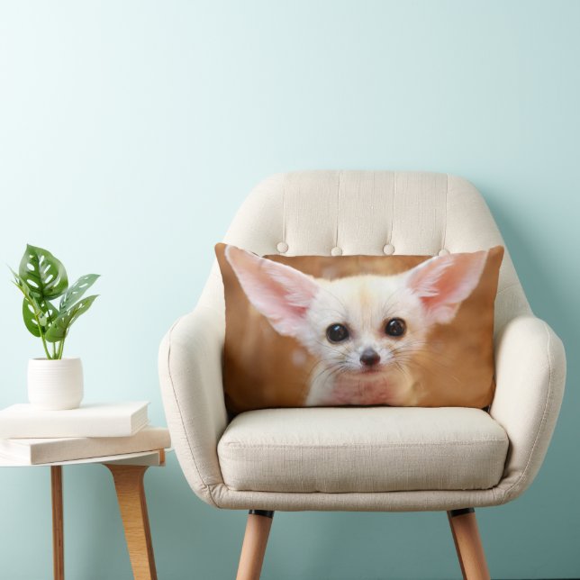 Cojín Lumbar Animales de bebé más afectados | Fennec Fox (Silla)