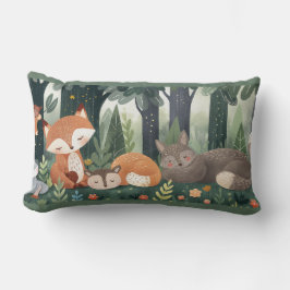 Cojín Lumbar Animales forestales espeluznantes