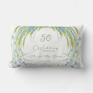 Cojín Lumbar Aniversario de Boda Olvídate de Mí 50 Años