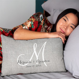 Cojín Lumbar Aniversario del aniversario de la impresión de Bur