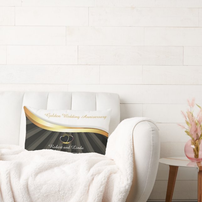Cojín Lumbar Aniversario religioso Boda de Oro 50 (Sofá)